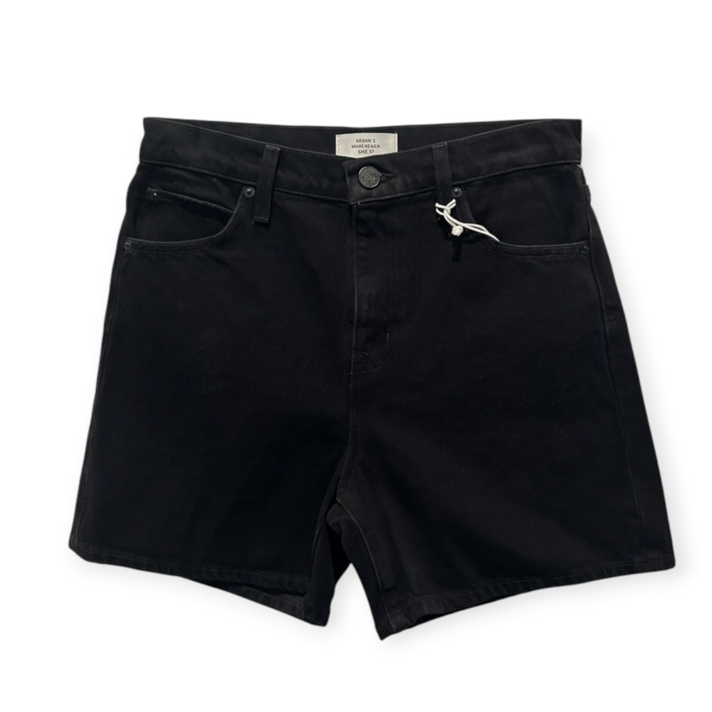 FRAME Denim Shorts Black 26 NWT